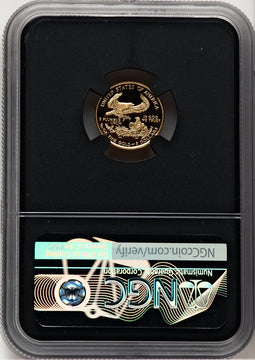 2008-W $5 Tenth-Ounce Gold Eagle Miles Standish NGC PF70