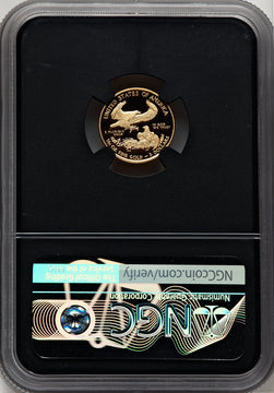 2014-W $5 Tenth-Ounce Gold Eagle Miles Standish NGC PF70