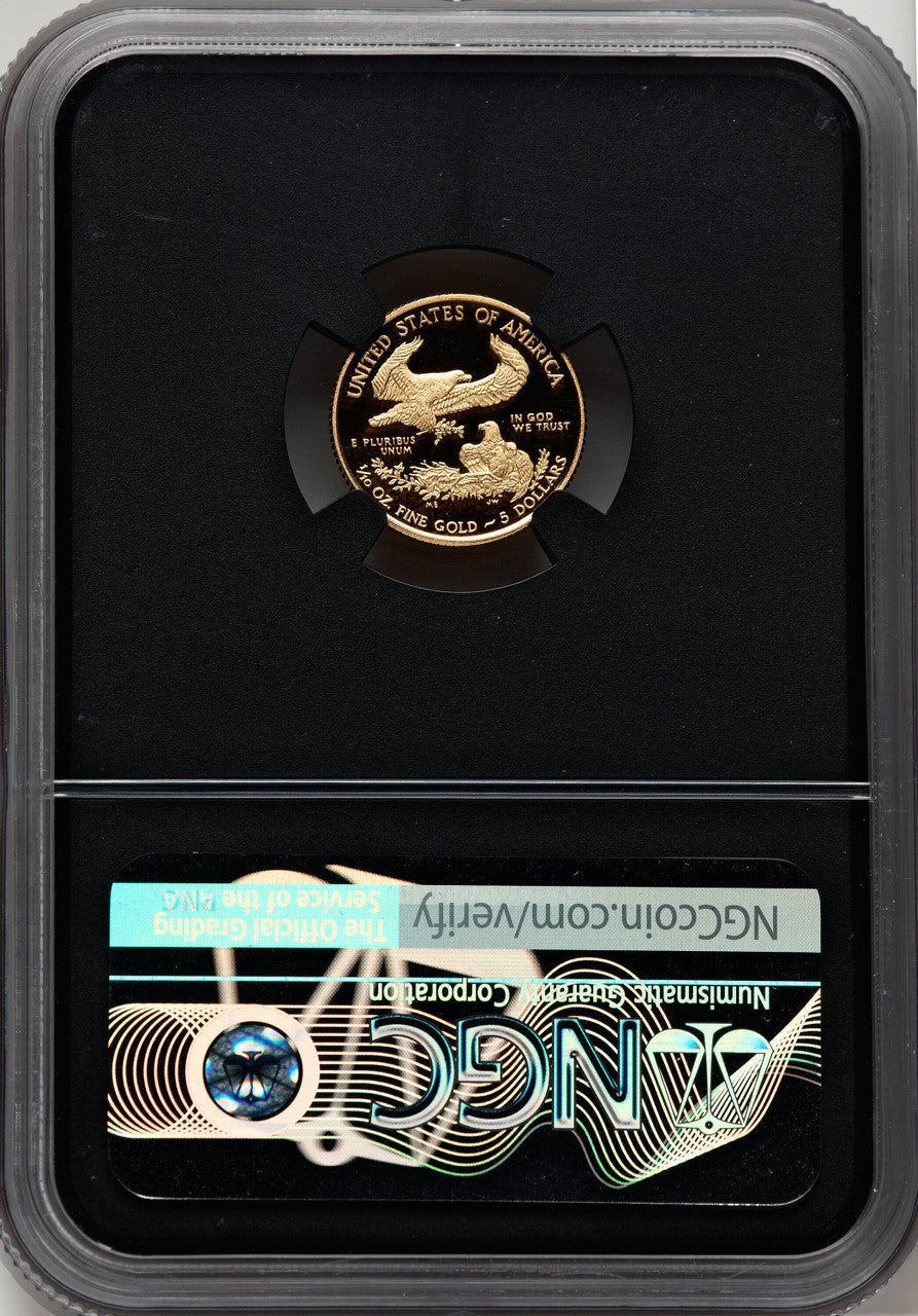 2014-W $5 Tenth-Ounce Gold Eagle Miles Standish NGC PF70