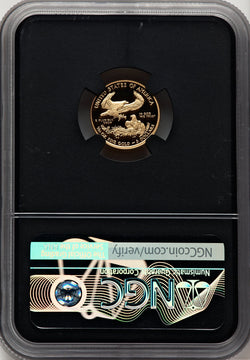 2016-W $5 Tenth-Ounce Gold Eagle 30th Anniversary Miles Standish NGC PF70