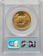 1986 $25 Half-Ounce Gold Eagle PCGS MS70 (777084001)