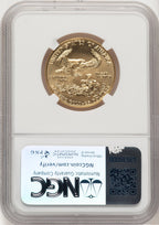 1991 $25 Half-Ounce Gold Eagle NGC MS70 (777124007)