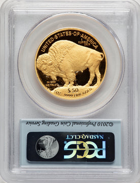 2011-W $50 One-Ounce Gold Buffalo Bison Label PCGS PR70