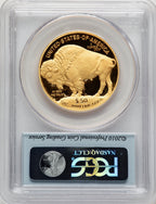 2011-W $50 One-Ounce Gold Buffalo Bison Label PCGS PR70