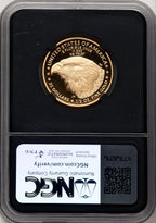 2021-W G$25 Half Ounce Gold Eagle Type Two First Strike ER Miles Standish NGC PF70