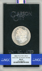 1880-CC Reverse of 1878GSA Morgan Dollar NGC MS63