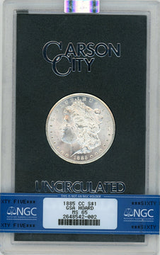 1885-CC GSA Hoard Morgan Dollar NGC MS65