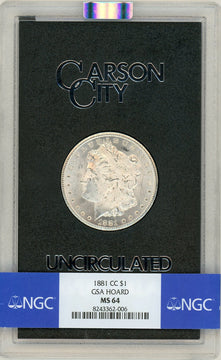 1881-CC GSA Hoard Morgan Dollar NGC MS64 (776615008)