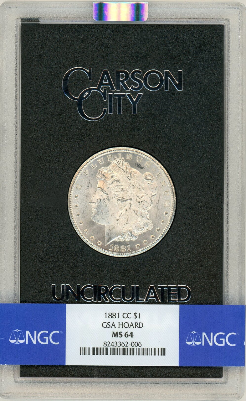 1881-CC GSA Hoard Morgan Dollar NGC MS64 (776615008)