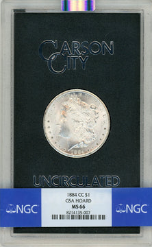1884-CC GSA Hoard Morgan Dollar NGC MS66