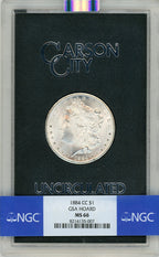 1884-CC GSA Hoard Morgan Dollar NGC MS66
