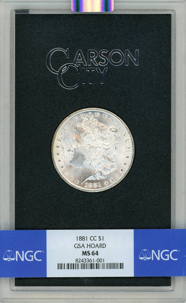 1881-CC GSA Hoard Morgan Dollar NGC MS64