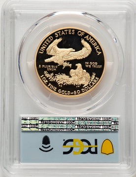 2021-W $50 One Ounce Gold Eagle T-1 FDI PCGS PR70
