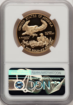 2018-W $50 One Ounce Gold Eagle NGC PF70 Ed Moy