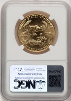 1988 $50 One-Ounce Gold Eagle NGC MS70