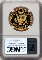 2014-W 50C Kennedy Gold 50th Anniversary Jeff Garrett Red Book Proof Kennedy Half Dollar NGC PR70 (772904004)