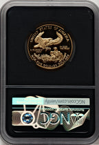 2001-W $25 Half-Ounce Gold Eagle Miles Standish NGC PF70