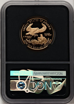 2002-W $25 Half-Ounce Gold Eagle Miles Standish NGC PF70