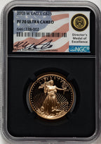 2003-W $25 Half-Ounce Gold Eagle Miles Standish NGC PF70