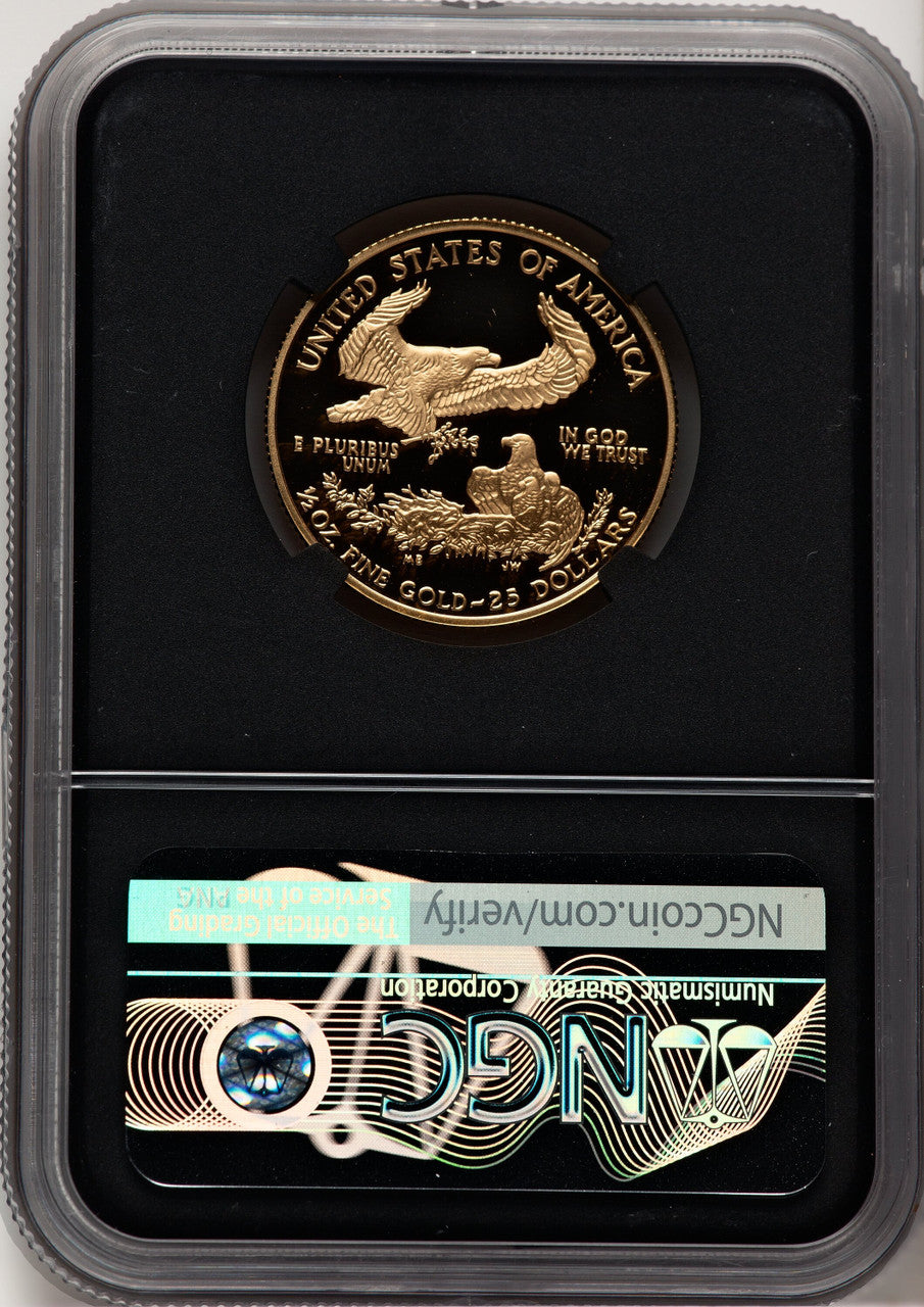 2006-W $25 Half-Ounce Gold Eagle Miles Standish NGC PF70