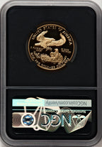 1989-P G$25 Half-Ounce Gold Eagle Miles Standish NGC PF70