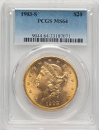 1903-S $20 Liberty Double Eagle PCGS MS64