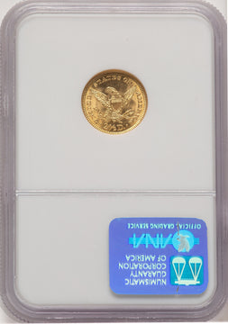 1906 $2.50 Liberty Quarter Eagle NGC MS65 (506647002)