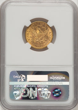 1896 $5 Liberty Half Eagle NGC MS63 (506465005)