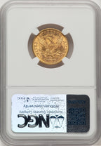 1892 $5 CAC Liberty Half Eagle NGC MS64+
