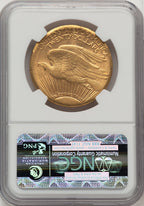 1925-S $20 Saint-Gaudens Double Eagle NGC AU53
