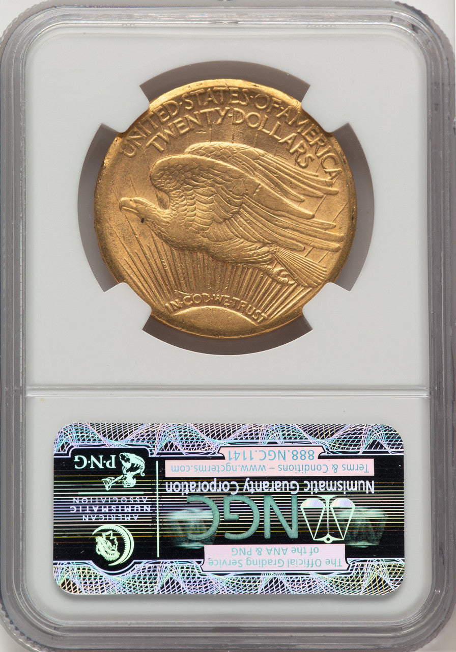 1925-S $20 Saint-Gaudens Double Eagle NGC AU53
