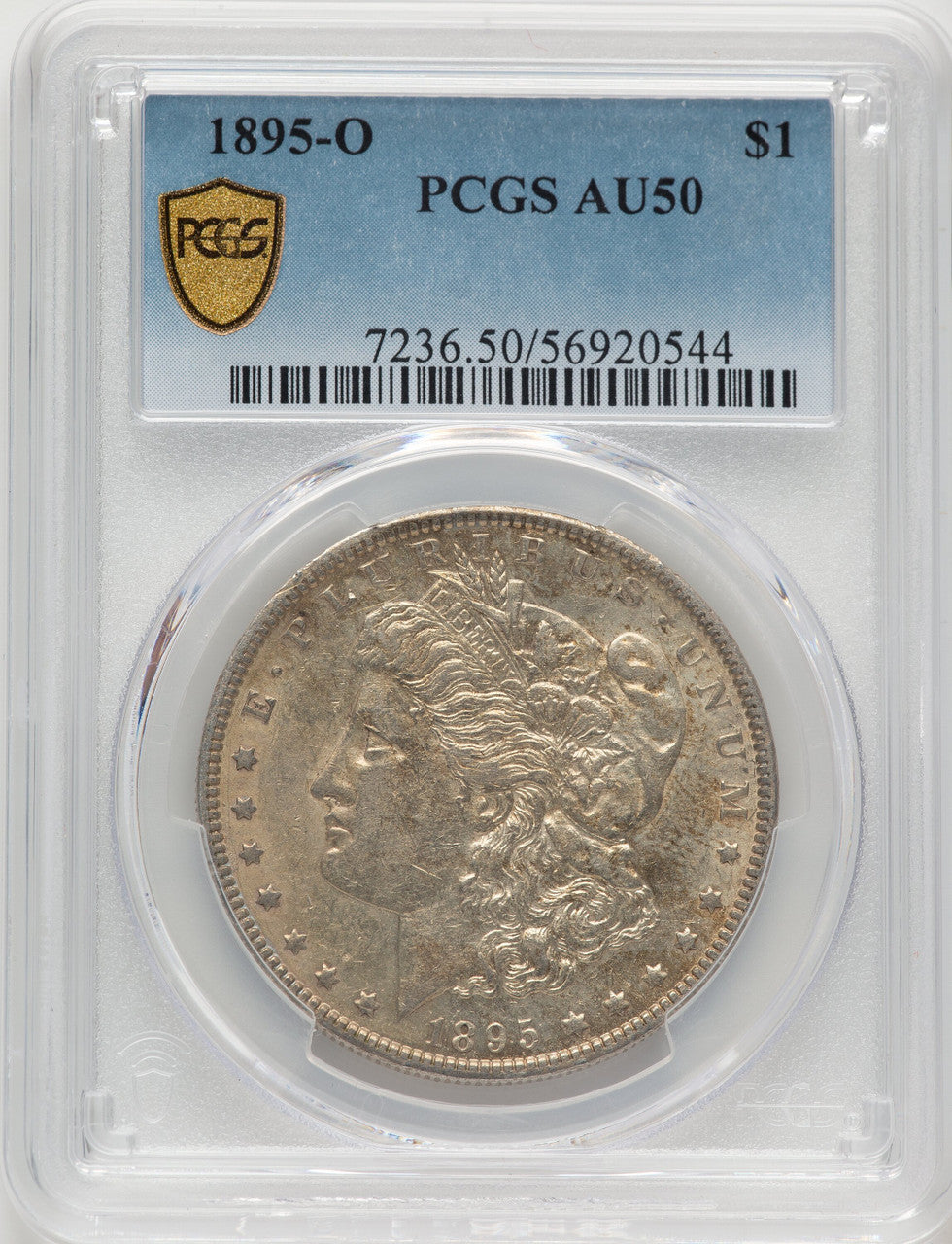 1895-O Morgan Dollar PCGS AU50 (777450002)