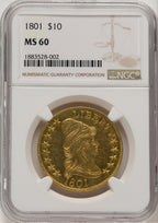 1801 $10 Early Eagle NGC MS60