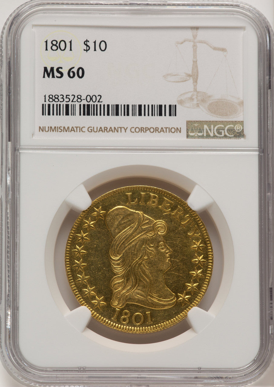 1801 $10 Early Eagle NGC MS60
