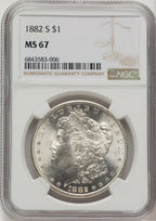 1882-S Morgan Dollar NGC MS67 (777065408)