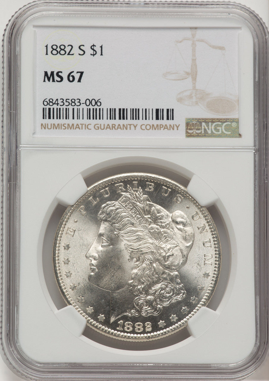 1882-S Morgan Dollar NGC MS67 (777065408)