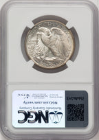 1938-D 50C Walking Liberty Half Dollar NGC MS66 (520973012)