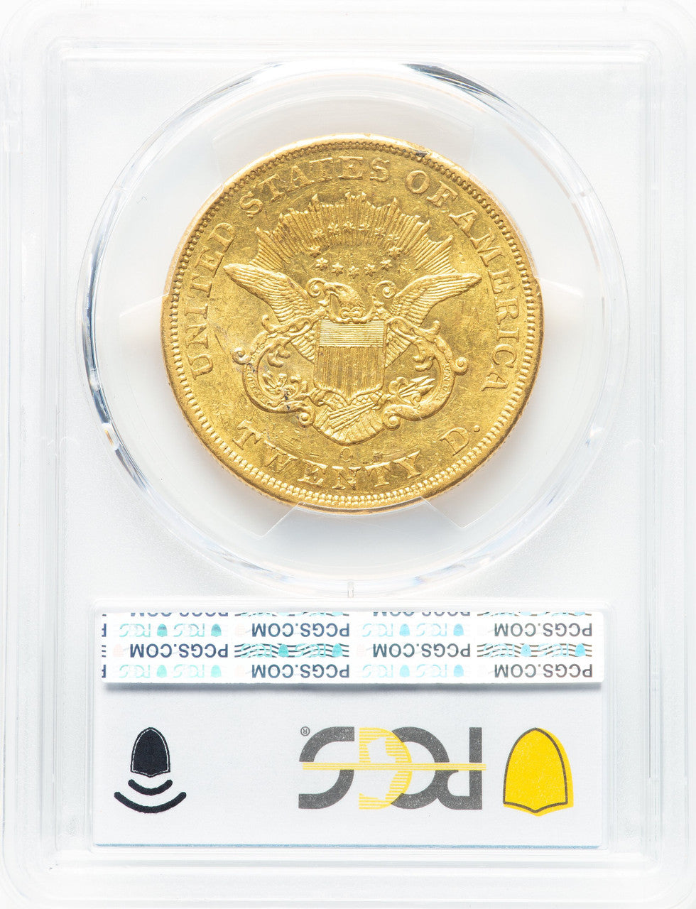 1856-O $20 Liberty Double Eagle PCGS AU58