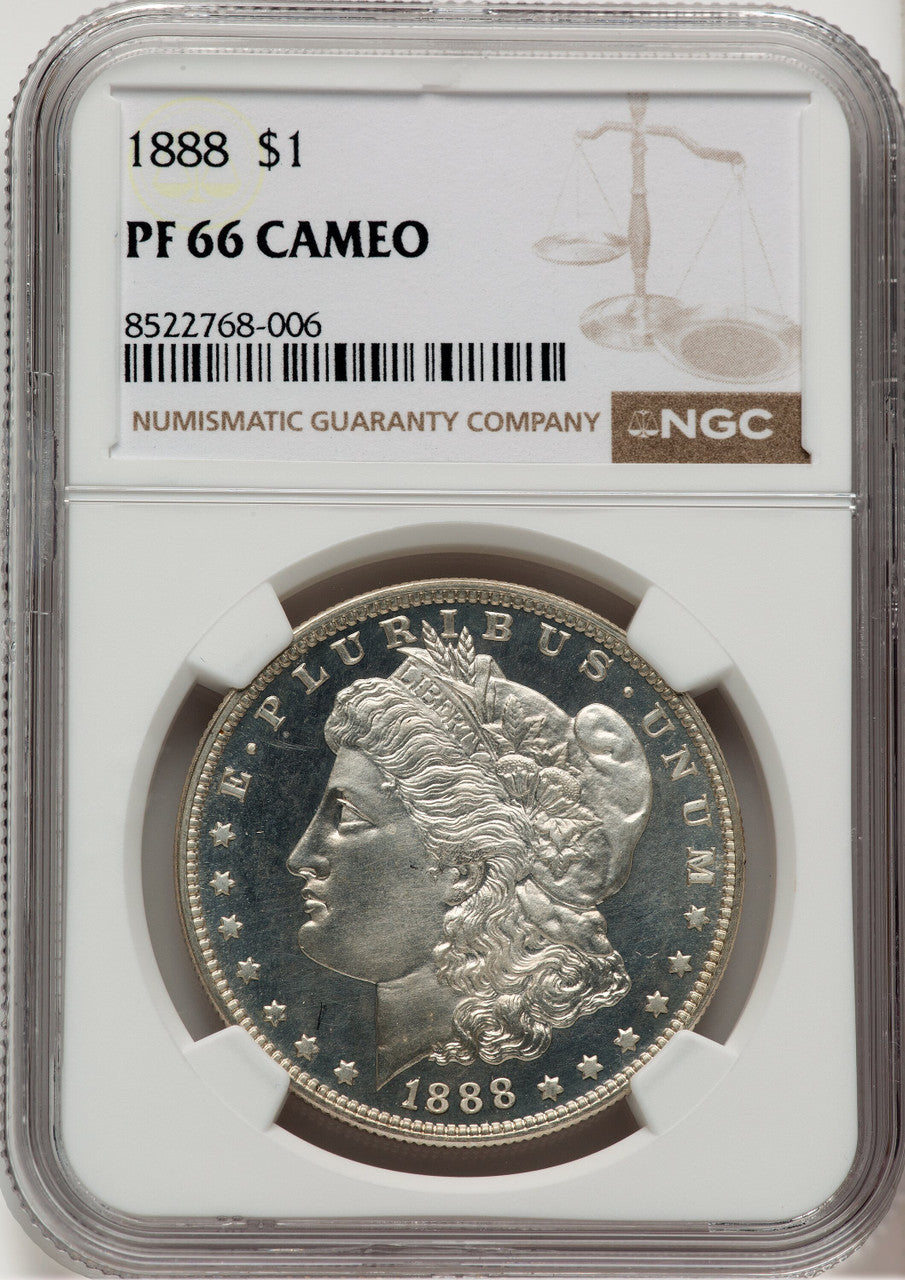 1888 CA Proof Morgan Dollar NGC PR66