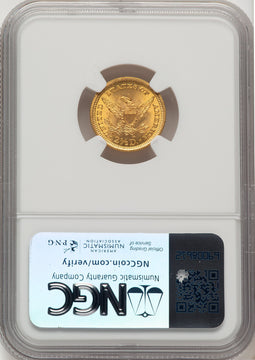 1898 $2.50 Liberty Quarter Eagle NGC MS66+