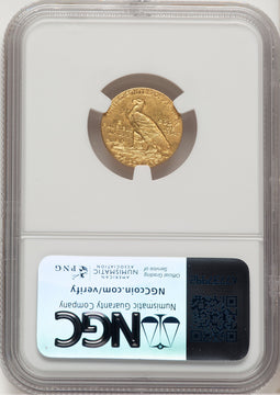 1911-D $2.50 Indian Quarter Eagle NGC AU58 (775447030)