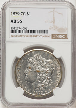 1879-CC Morgan Dollar NGC AU55