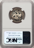 1886 25C CA Proof Seated Quarter NGC PR67+
