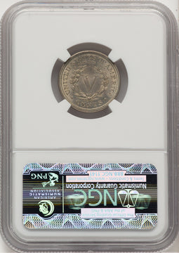 1885 5C Liberty Nickel NGC MS62
