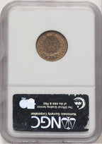 1863 1C Indian Cent NGC MS64