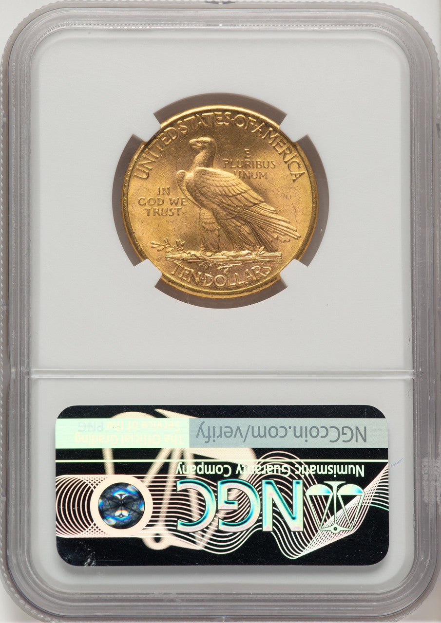 1909-S $10 Indian Eagle NGC MS65