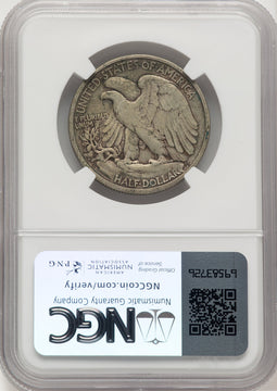 1921-S 50C Walking Liberty Half Dollar NGC VF30 (776677009)