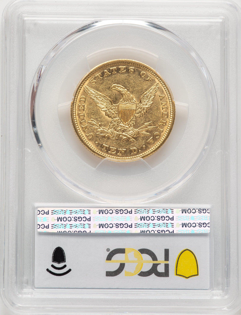 1847 $10 Liberty Eagle PCGS AU58