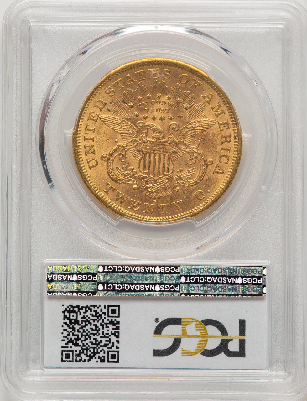 1867-S $20 Liberty Double Eagle PCGS AU58 (776661014)