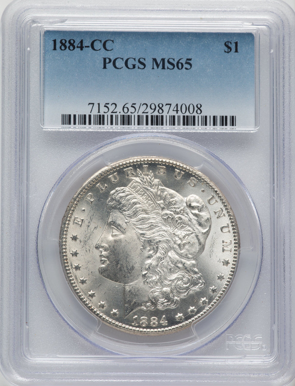 1884-CC Morgan Dollar PCGS MS65 (777410138)